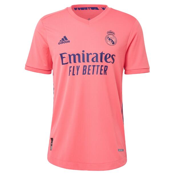 Real Madrid Away Pink Soccer Jersey Shirt Player Version 2020/21